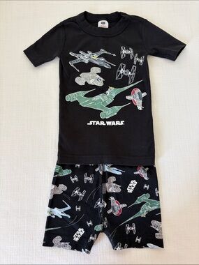 Hanna Andersson Black Star Wars Kids Pajama Set 100cm / size 4